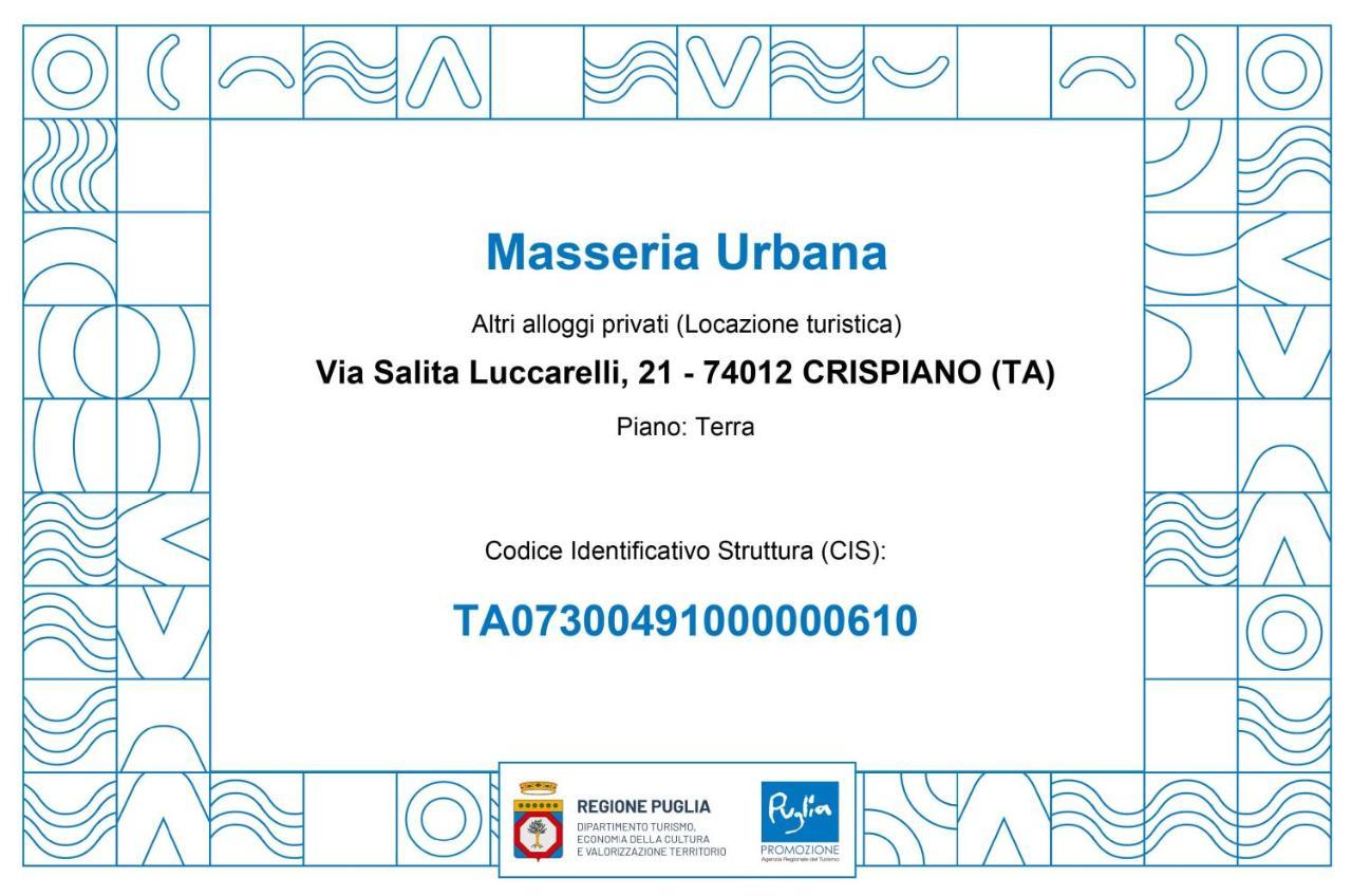 Masseria Urbana Crispiano Luaran gambar